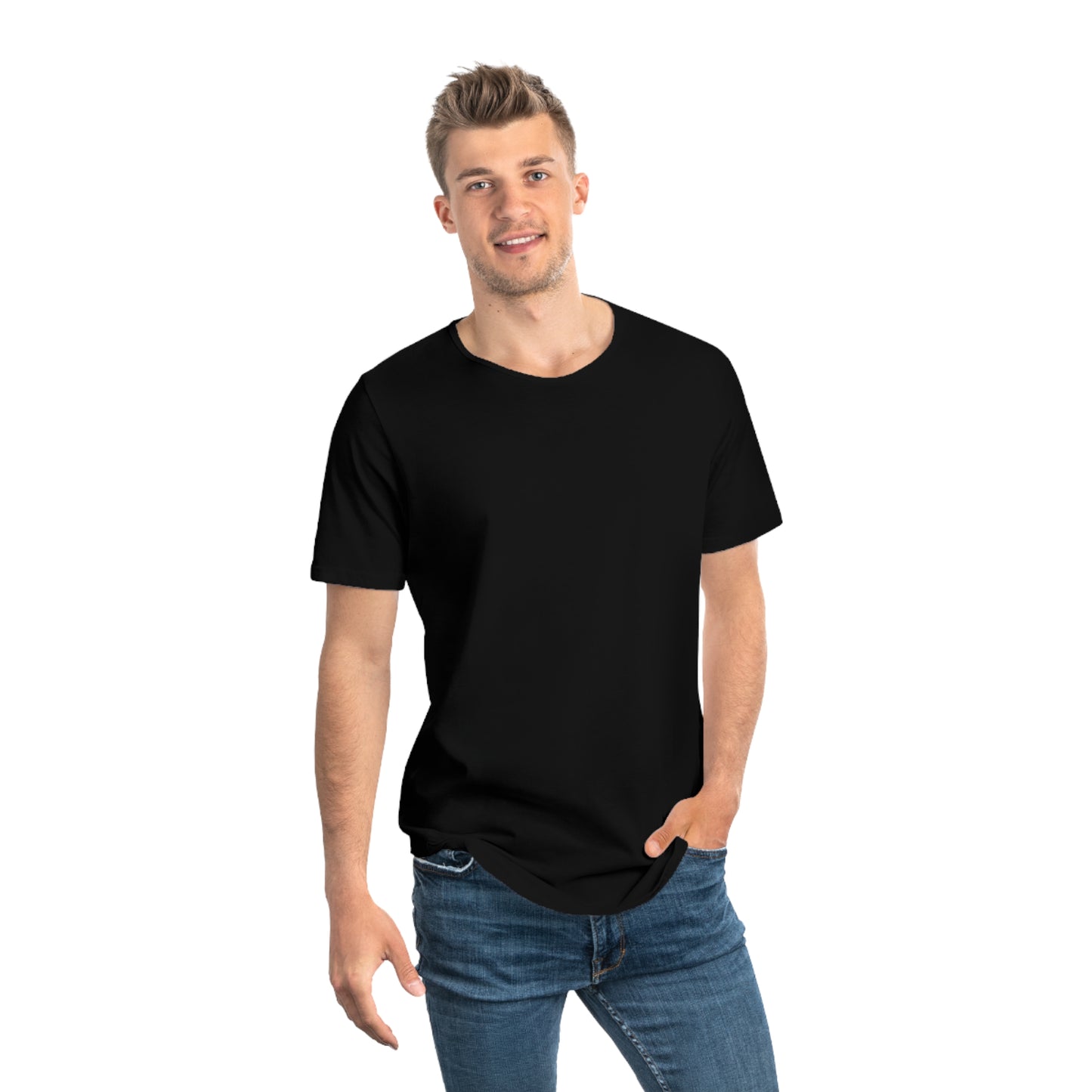Plain Black Tee - Drop fit
