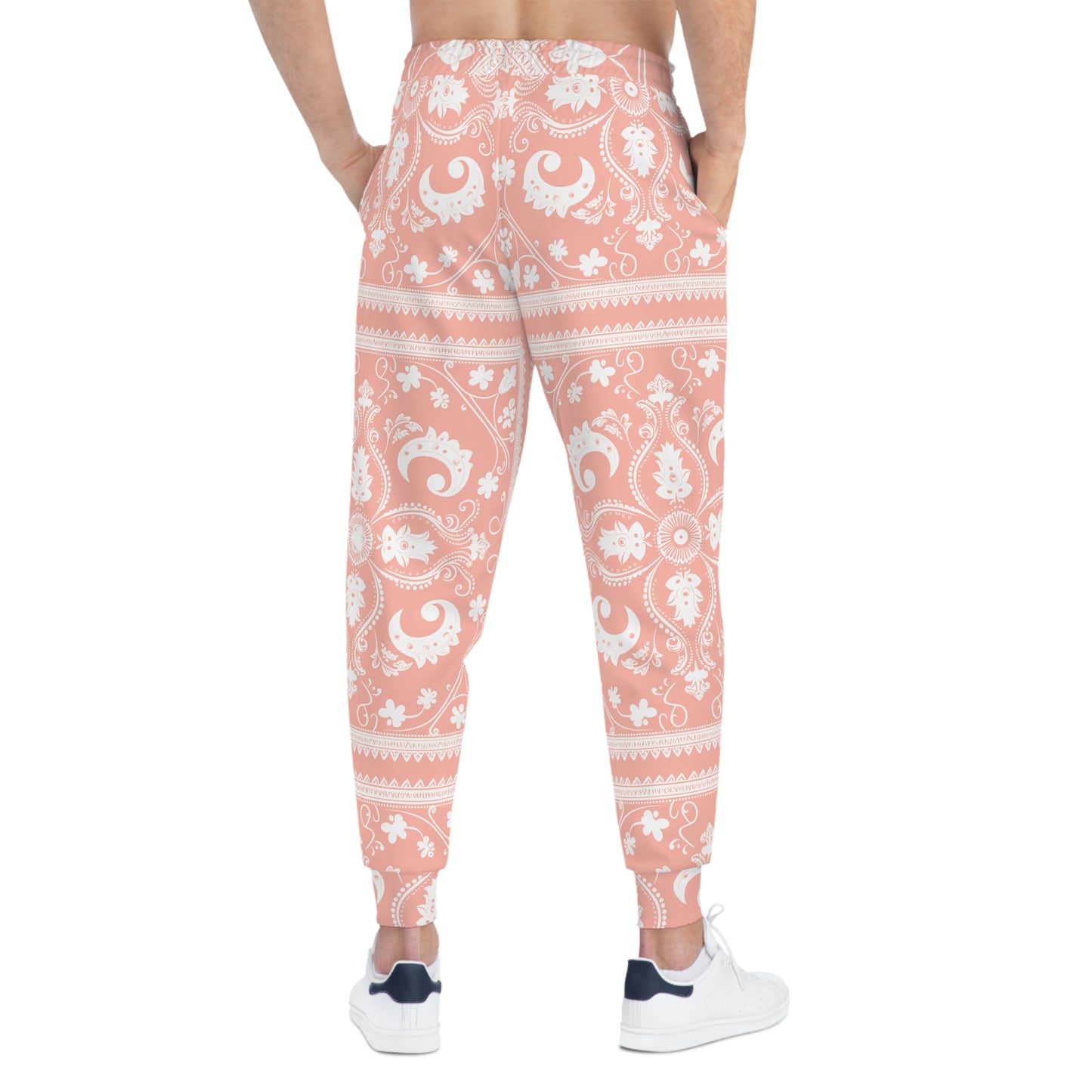 Bandana Joggers - Peach