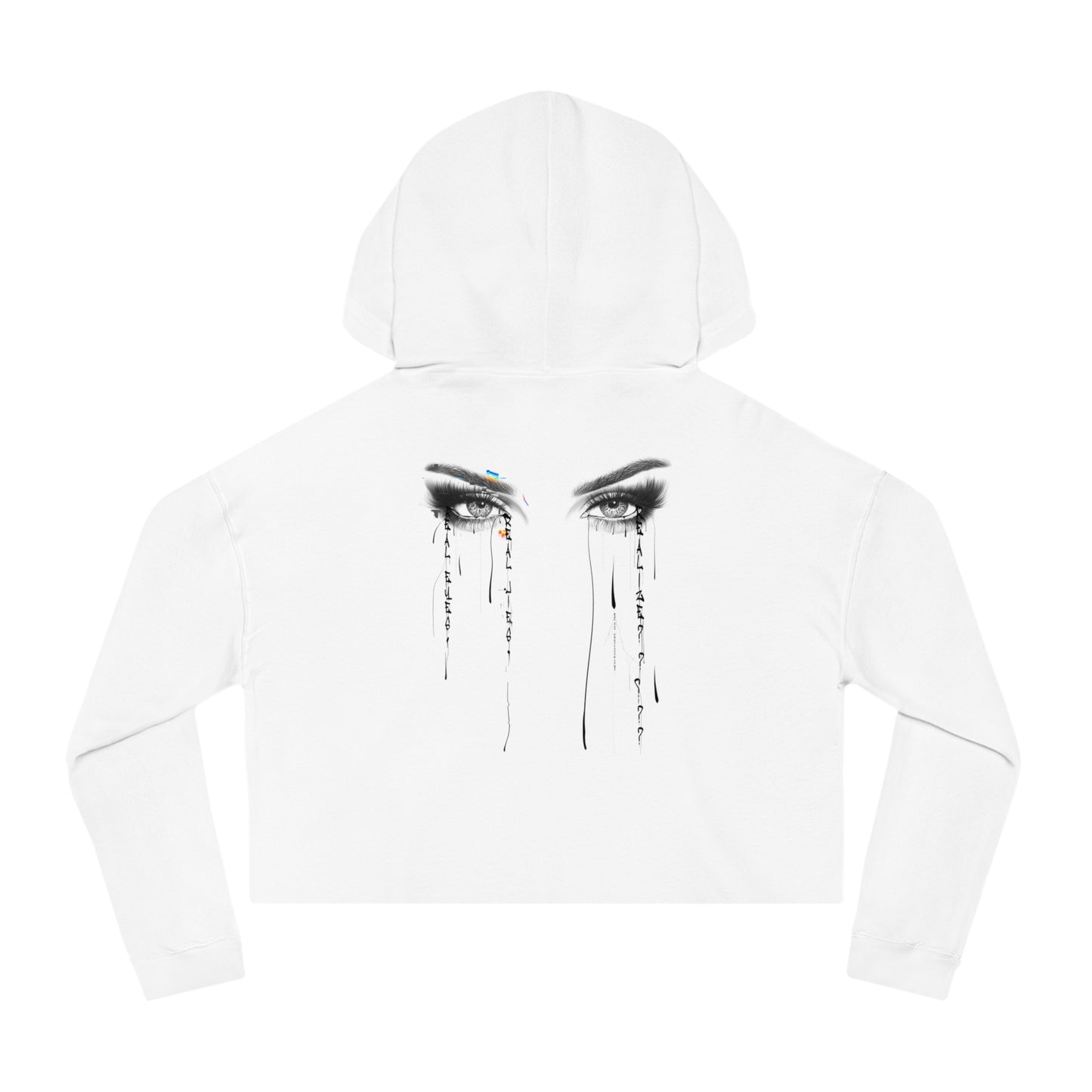 Compressional Awareness - Womens Cropped-Top Hoodie