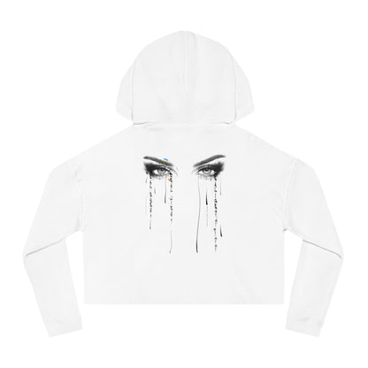 Compressional Awareness - Womens Cropped-Top Hoodie