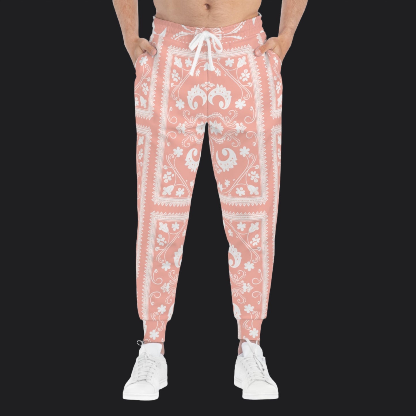 Bandana Joggers - Peach