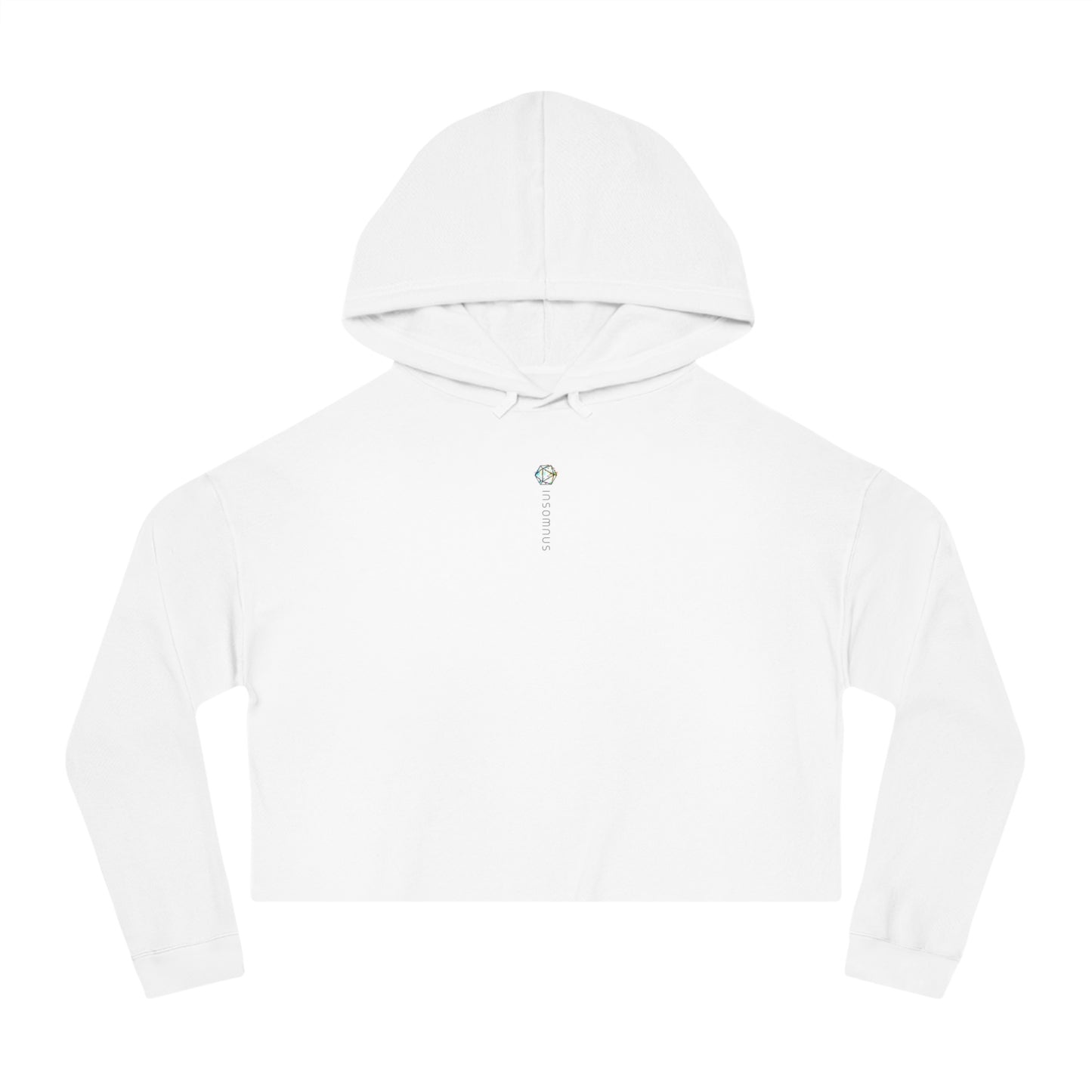 Compressional Awareness - Womens Cropped-Top Hoodie